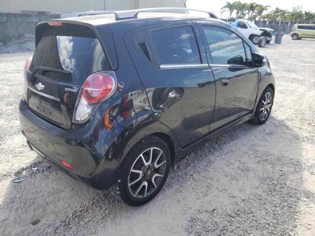 KL8CF6S98EC518303 - 2014 CHEVROLET SPARK 2LT BLACK photo 3