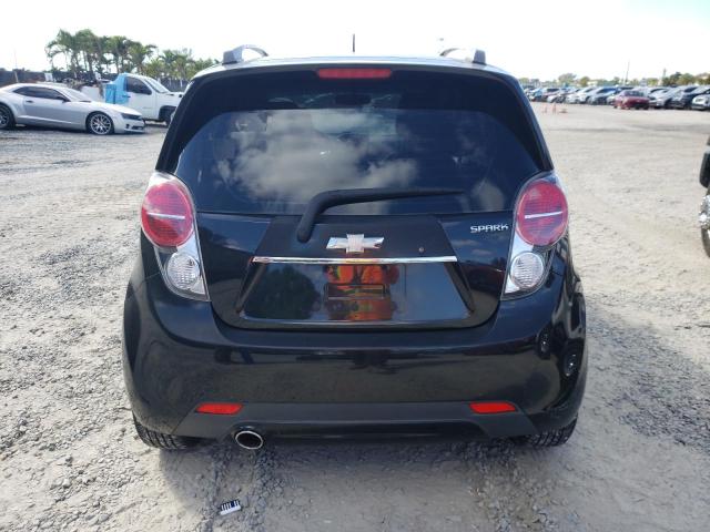 KL8CF6S98EC518303 - 2014 CHEVROLET SPARK 2LT BLACK photo 6