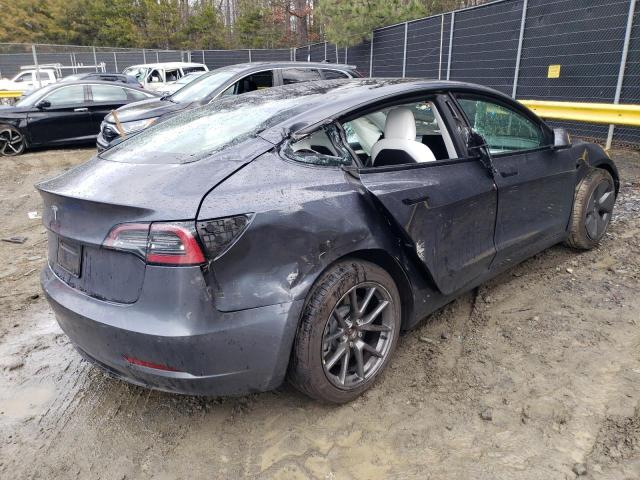 5YJ3E1EA4MF018403 - 2021 TESLA MODEL 3 GRAY photo 3