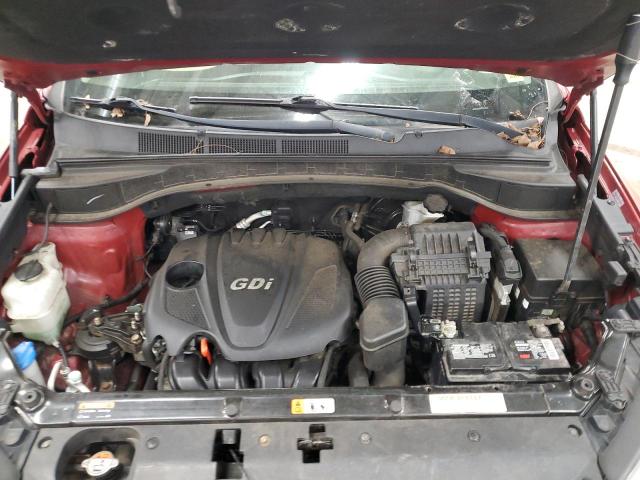 5XYZUDLBXEG147881 - 2014 HYUNDAI SANTA FE S RED photo 11