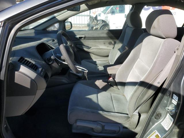 2HGFA16589H308981 - 2009 HONDA CIVIC LX GRAY photo 7