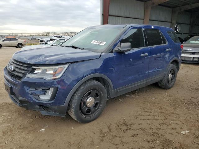 1FM5K8AR2KGA31557 - 2019 FORD EXPLORER POLICE INTERCEPTOR Mavi foto 1