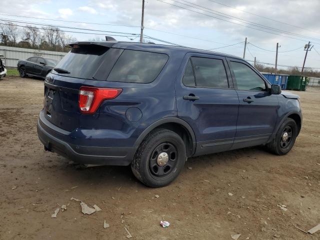 1FM5K8AR2KGA31557 - 2019 FORD EXPLORER POLICE INTERCEPTOR Mavi foto 3