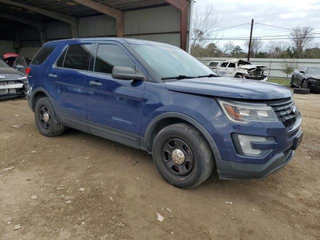 1FM5K8AR2KGA31557 - 2019 FORD EXPLORER POLICE INTERCEPTOR Mavi foto 4