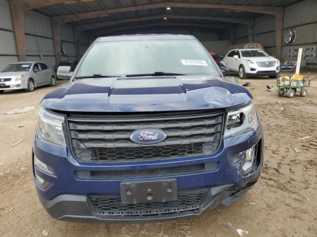1FM5K8AR2KGA31557 - 2019 FORD EXPLORER POLICE INTERCEPTOR Mavi foto 5