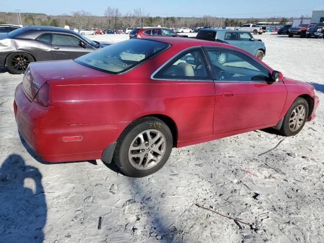 1HGCG22512A009527 - 2002 HONDA ACCORD EX RED photo 3