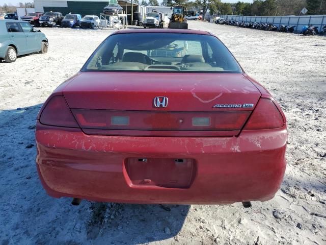 1HGCG22512A009527 - 2002 HONDA ACCORD EX RED photo 6