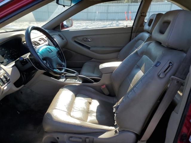 1HGCG22512A009527 - 2002 HONDA ACCORD EX RED photo 7