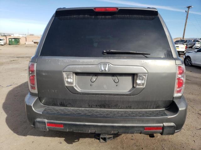 5FNYF28538B007471 - 2008 HONDA PILOT EXL GRAY photo 6