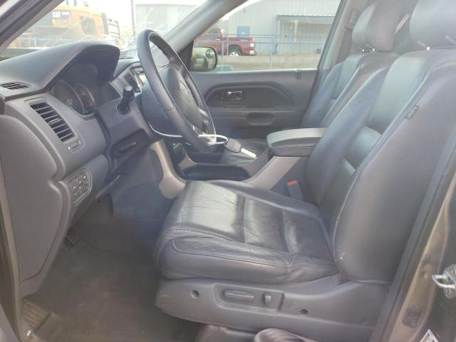 5FNYF28538B007471 - 2008 HONDA PILOT EXL GRAY photo 7