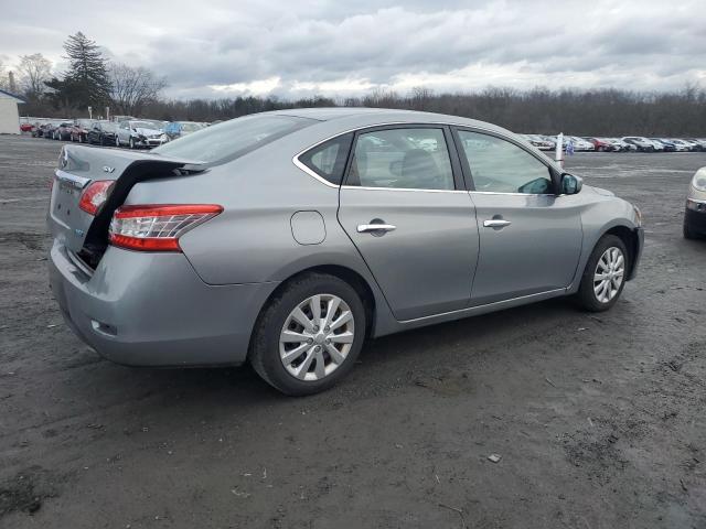 3N1AB7AP4DL616878 - 2013 NISSAN SENTRA S SILVER photo 3