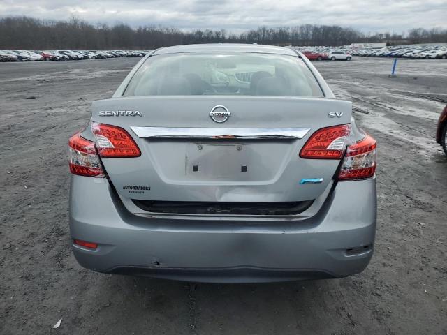 3N1AB7AP4DL616878 - 2013 NISSAN SENTRA S SILVER photo 6