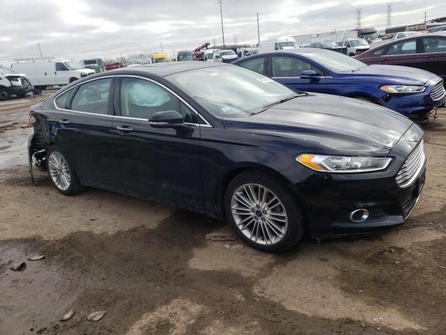 3FA6P0T98GR181624 - 2016 FORD FUSION SE BLACK photo 4