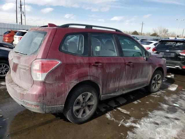 JF2SJABC2HH530312 - 2017 SUBARU FORESTER 2.5I RED photo 3