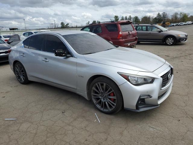 JN1FV7AR4JM481725 - 2018 INFINITI Q50 RED SPORT 400 SILVER photo 4