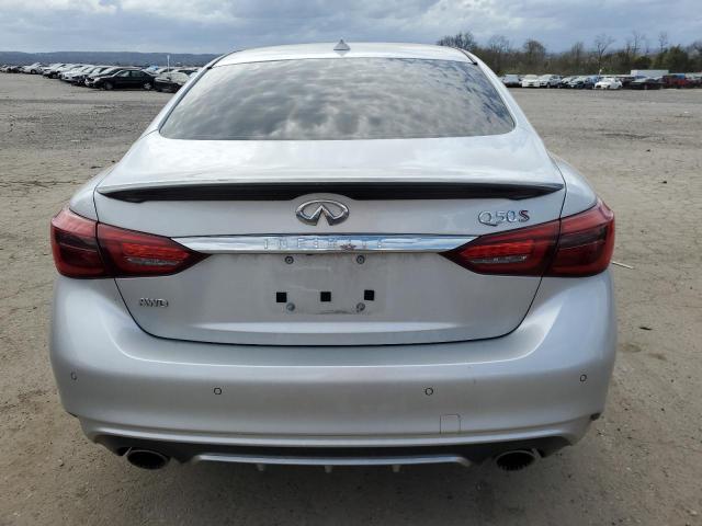 JN1FV7AR4JM481725 - 2018 INFINITI Q50 RED SPORT 400 SILVER photo 6