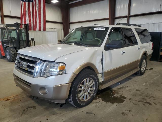 1FMJK1J5XEEF46423 - 2014 FORD EXPEDITION EL XLT WHITE photo 1