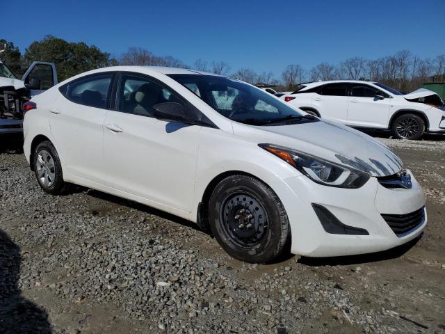 5NPDH4AE6GH711193 - 2016 HYUNDAI ELANTRA SE WHITE photo 4