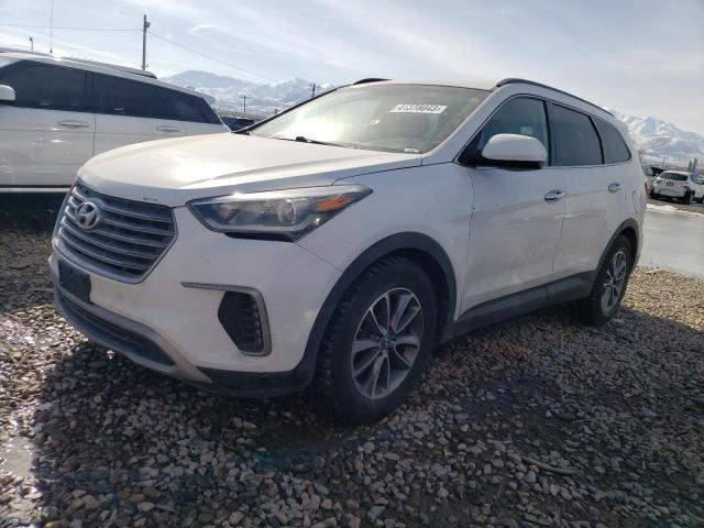 KM8SMDHF6HU178668 - 2017 HYUNDAI SANTA FE SE WHITE photo 1