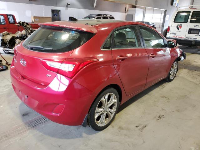 KMHD35LH2EU174235 - 2014 HYUNDAI ELANTRA GT RED photo 3