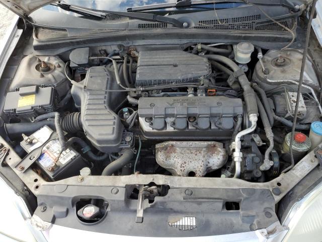 1HGES26711L040427 - 2001 HONDA CIVIC EX GRAY photo 11