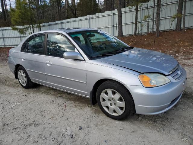 1HGES26711L040427 - 2001 HONDA CIVIC EX GRAY photo 4