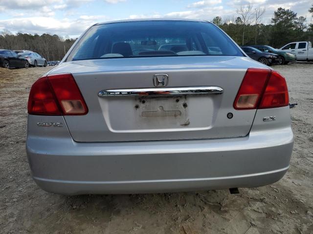 1HGES26711L040427 - 2001 HONDA CIVIC EX GRAY photo 6