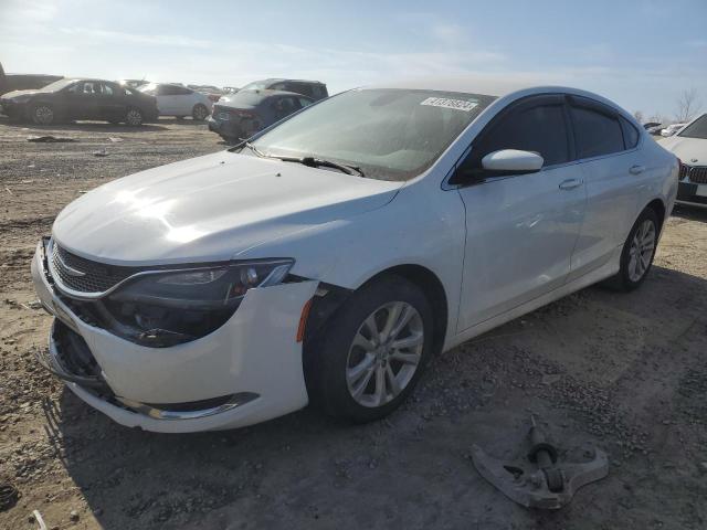 1C3CCCAB6FN669833 - 2015 CHRYSLER 200 LIMITED WHITE photo 1