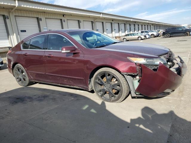 19UUA9F79CA006466 - 2012 ACURA TL MAROON photo 4