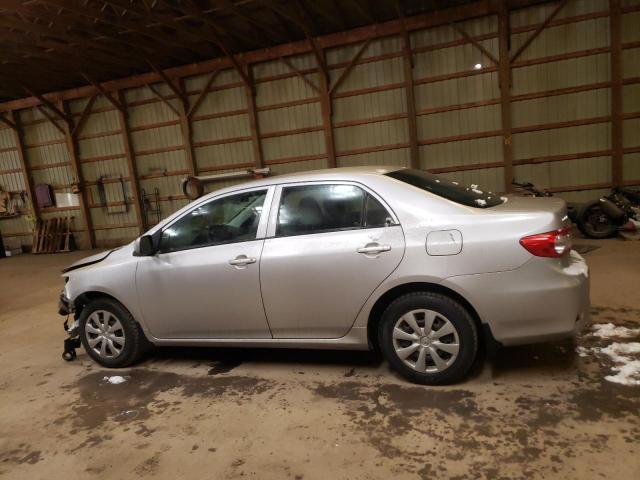 2T1BU4EE5CC885380 - 2012 TOYOTA COROLLA BASE SILVER photo 2