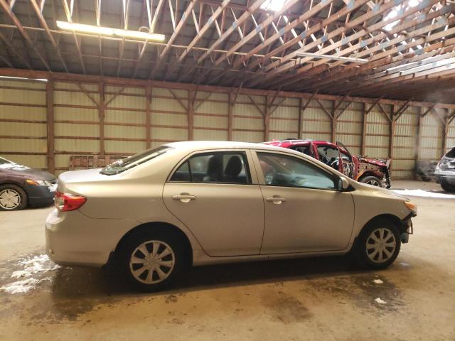 2T1BU4EE5CC885380 - 2012 TOYOTA COROLLA BASE SILVER photo 3