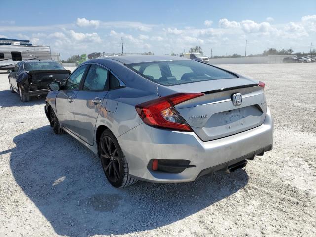 2HGFC2F81KH603906 - 2019 HONDA CIVIC SPOR SILVER photo 2
