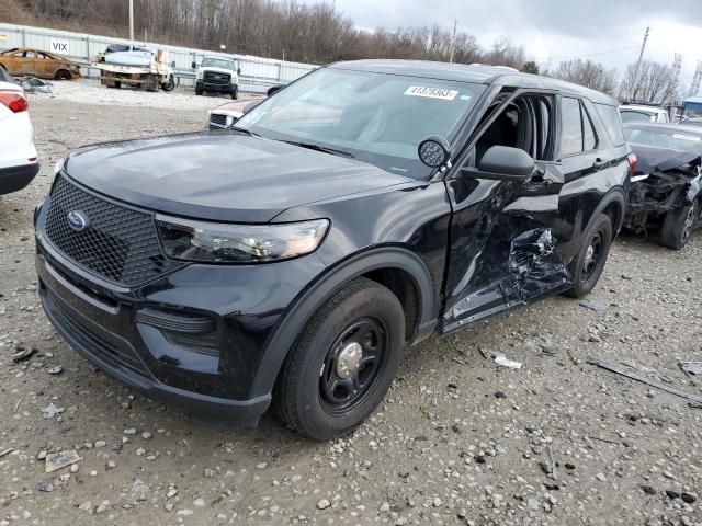 1FM5K8AB5MGA17707 - 2021 FORD EXPLORER POLICE INTERCEPTOR BLACK photo 1