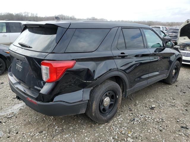 1FM5K8AB5MGA17707 - 2021 FORD EXPLORER POLICE INTERCEPTOR BLACK photo 3