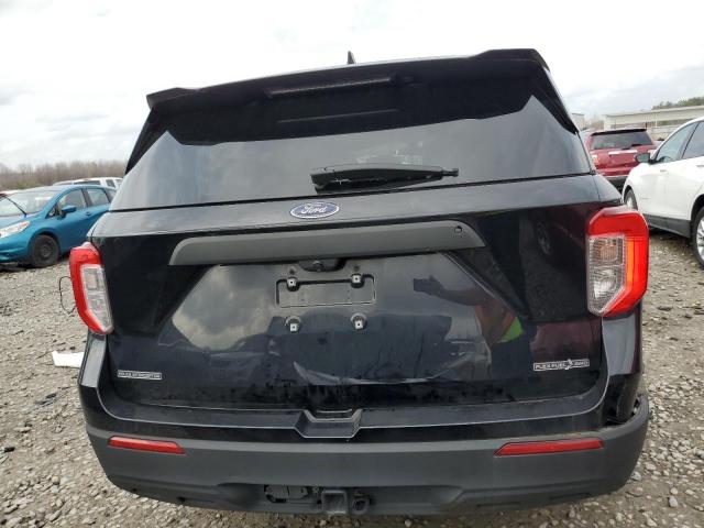 1FM5K8AB5MGA17707 - 2021 FORD EXPLORER POLICE INTERCEPTOR BLACK photo 6