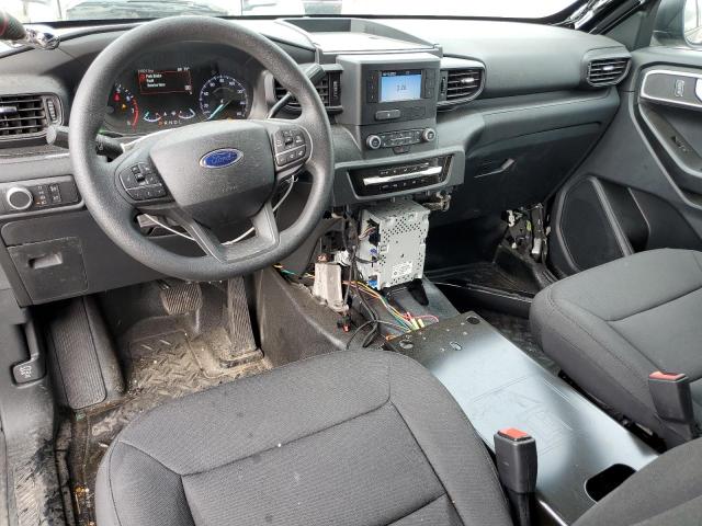 1FM5K8AB5MGA17707 - 2021 FORD EXPLORER POLICE INTERCEPTOR BLACK photo 8