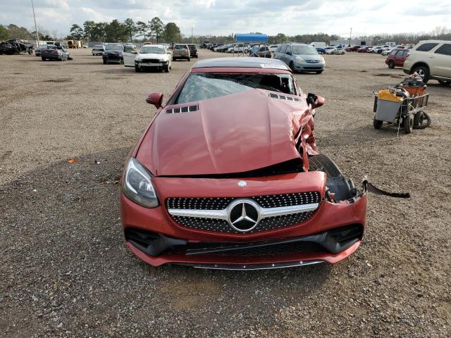 WDDPK3JA6HF140988 - 2017 MERCEDES-BENZ SLC 300 RED photo 5