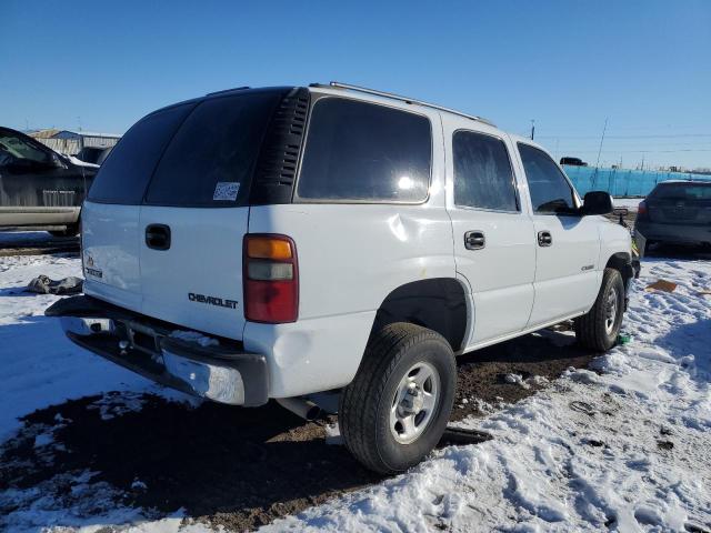 1GNEK13V52J212183 - 2002 CHEVROLET TAHOE K1500 WHITE photo 3