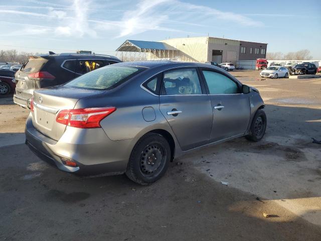 3N1AB7AP3JY293518 - 2018 NISSAN SENTRA S GRAY photo 3