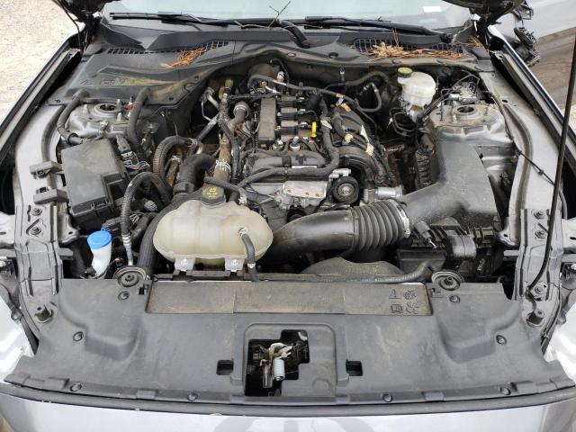 1FA6P8TH7M5120964 - 2021 FORD MUSTANG GRAY photo 11