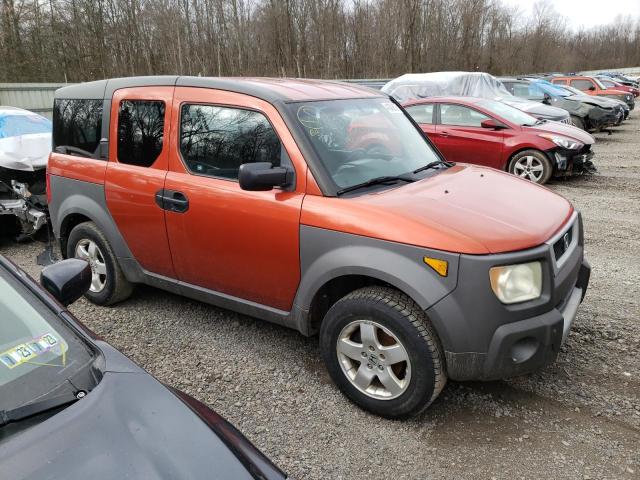 5J6YH28563L009368 - 2003 HONDA ELEMENT EX ORANGE photo 4