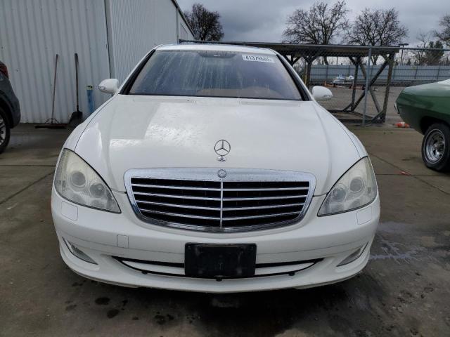 WDDNG71X87A025731 - 2007 MERCEDES-BENZ S 550 WHITE photo 5