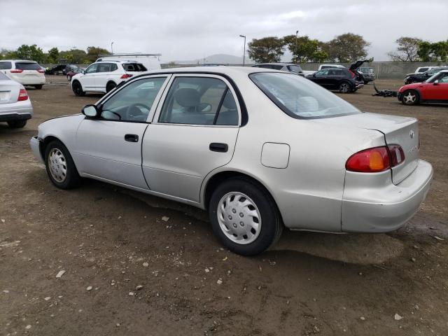 1NXBR12E1YZ388160 - 2000 TOYOTA COROLLA VE GRAY photo 2