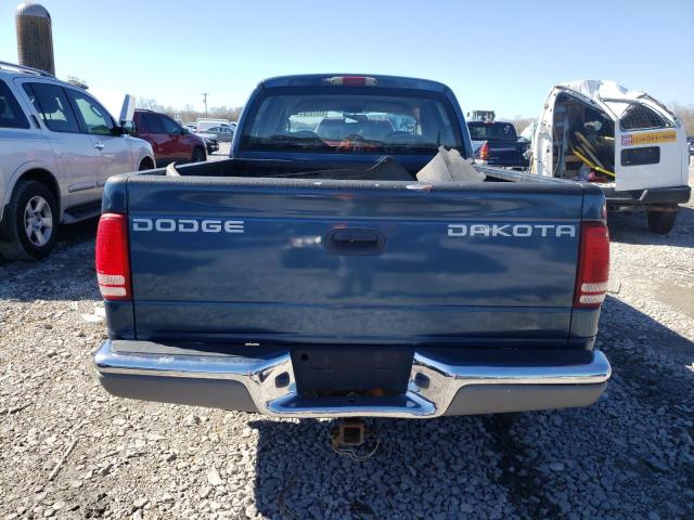 1D7HL48K04S500540 - 2004 DODGE DAKOTA QUAD SLT BLUE photo 6