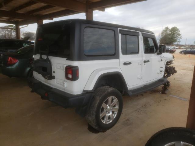 1C4HJXEG5JW236799 - 2018 JEEP WRANGLER SAHARA WHITE photo 3