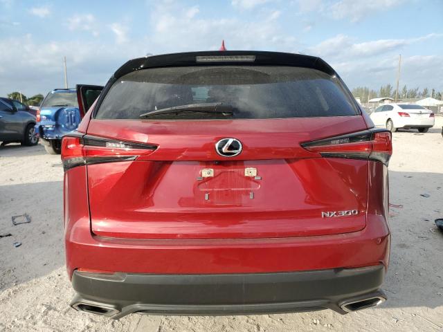 JTJAARBZ1L5017556 - 2020 LEXUS NX 300 BASE წითელი ფოტო 6