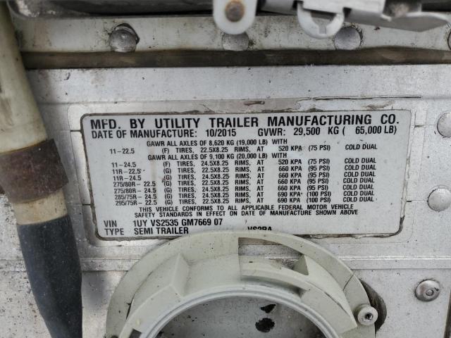 1UYVS2535GM766907 - 2016 UTILITY TRAILER Ağ foto 10
