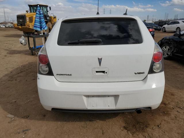 5Y2SP670X9Z427188 - 2009 PONTIAC VIBE WHITE photo 6