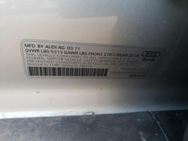 WAUKGAFB9BN068044 - 2011 AUDI A6 PRESTIGE Gümüş foto 12