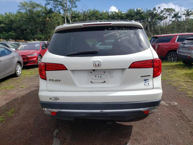 5FNYF5H91GB038026 - 2016 HONDA PILOT TOURING WHITE photo 6